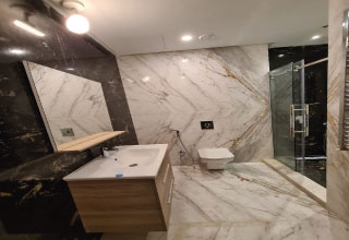 Projet réalisé : salle de bain d’un grand palace à Cacablanca.